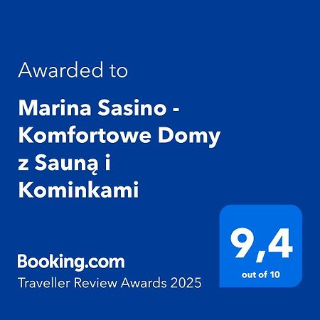 Marina Sasino - Komfortowe Domy Z Sauna I Kominkami Exteriér fotografie